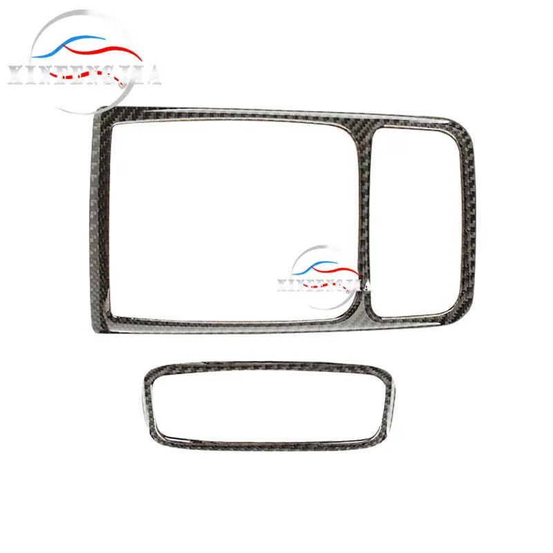 

For Audi A3 15-17 2pcs Real Carbon Fiber Front + Rear Reading Light Frame Cover Trim