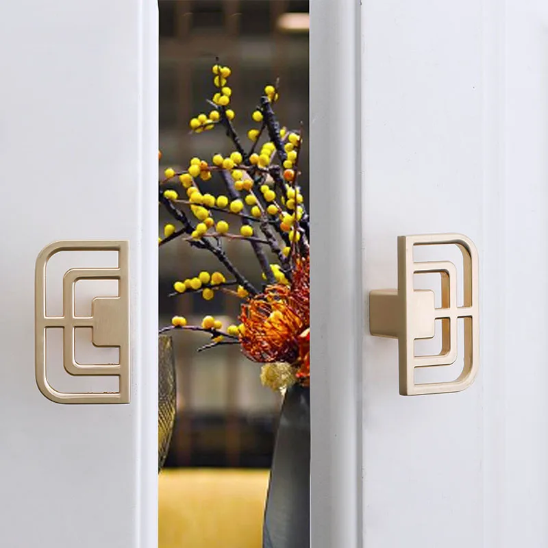 KK & FING медный матовый Американский антикварный шкаф дверные ручки ящика домашнее