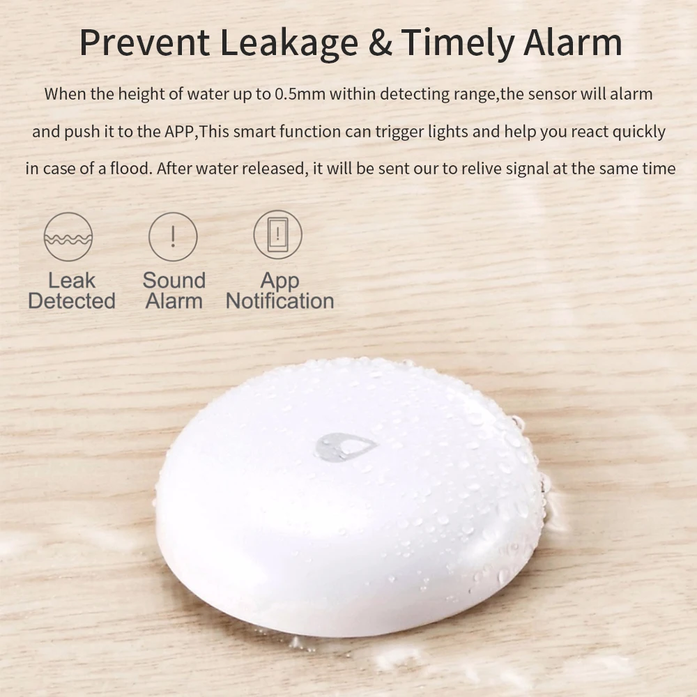 Датчик погружения Aqara Flood Sensor работает с Homekit/Xiaomi mijia датчик утечки воды для