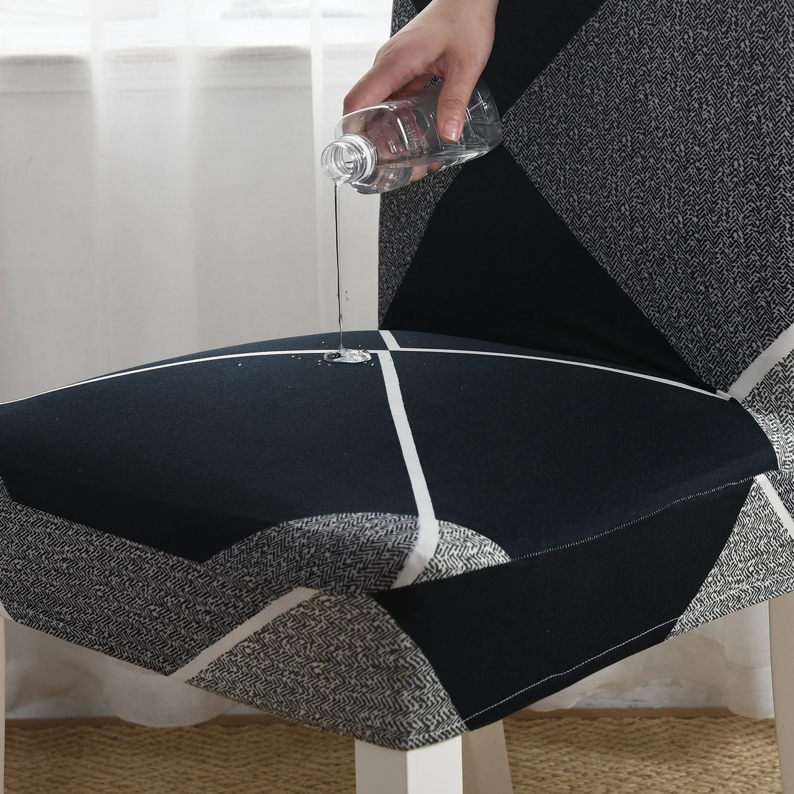 1/2/4/6pcs Printed Elastic Dining Chair Cover Slipcovers Protector Anti-Dust Waterproof Furniture Decoration For Banquet Party | Дом и сад