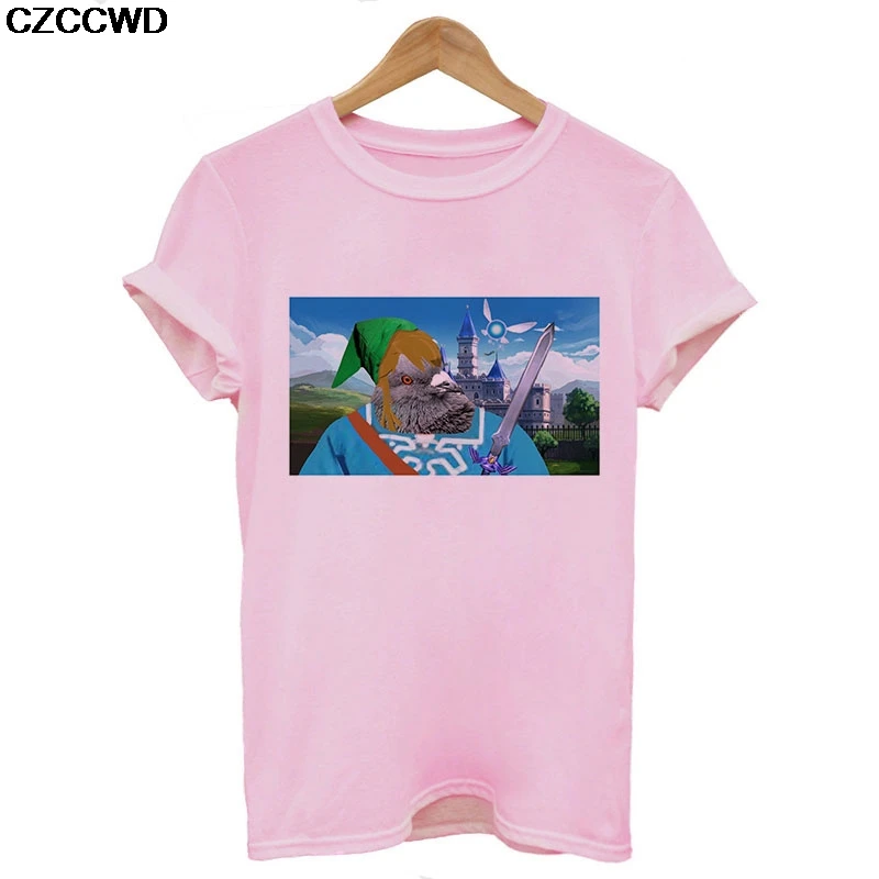 5747-pink Женская одежда Pooington Pleaes Lie осторожно белая футболка Harajuku модная футболка с голубем уличная женская футболка - Цвет: 5747-pink