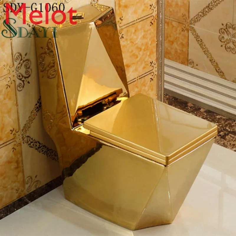 

Inodoro de cerприма для ванной, asiento de inodoro dorado, color dorado