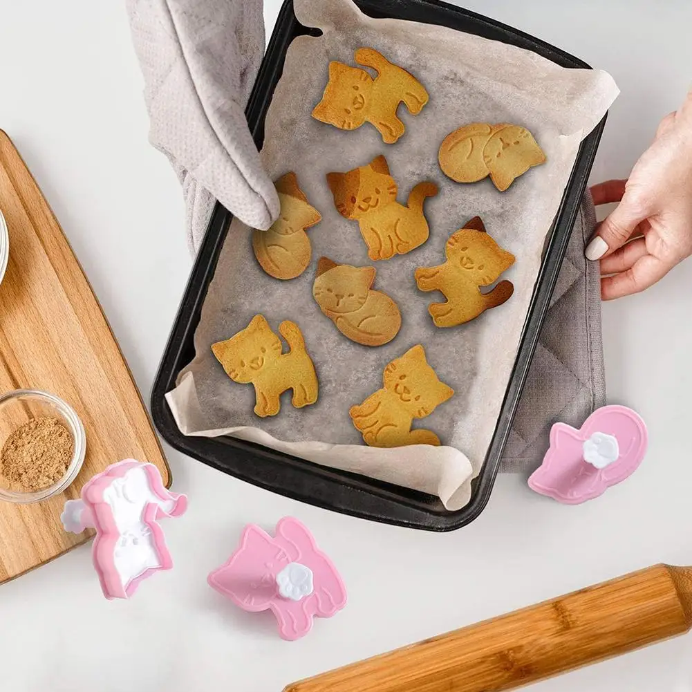 3d форма для печенья 3 шт. формы выпечки милая животная искусственный инструмент