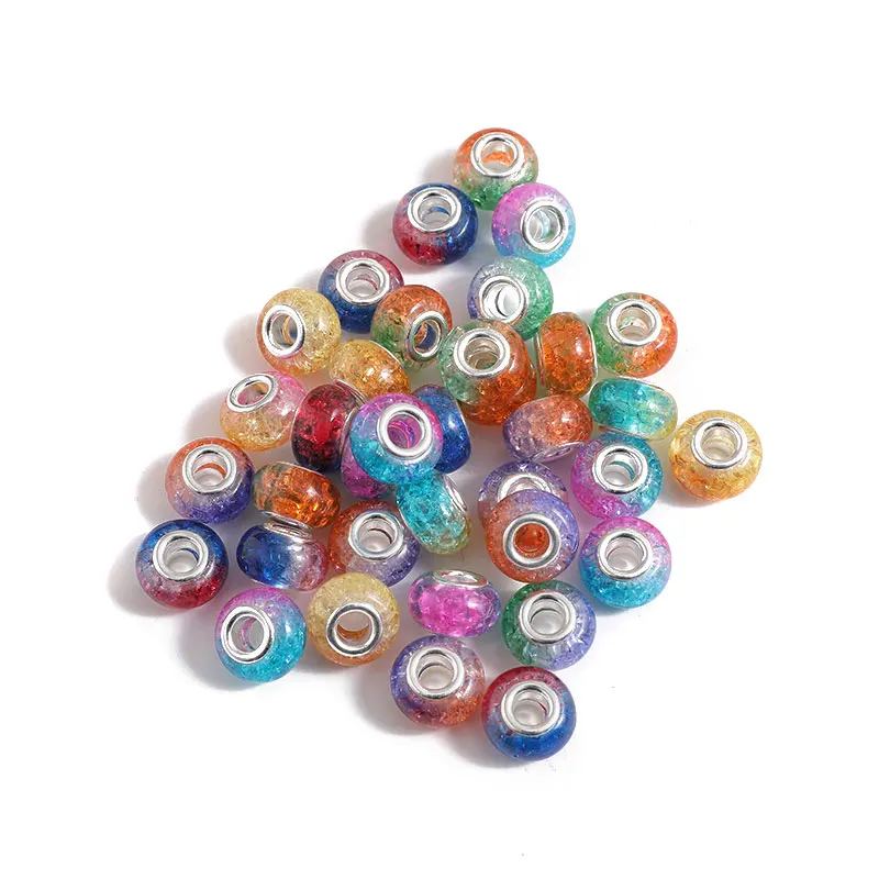 Бусины европейские для браслета ювелирные подвески самостоятельного