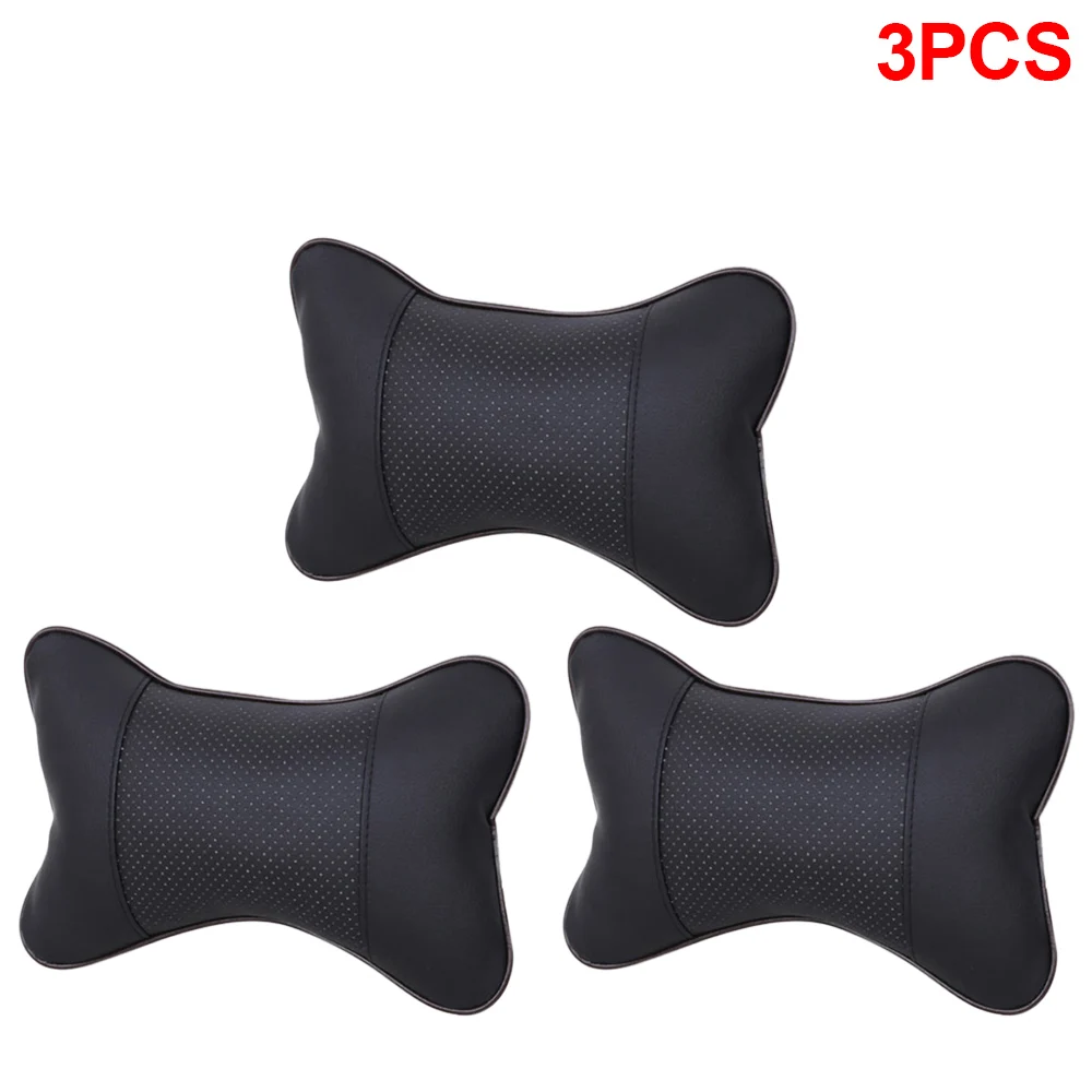 black 3pc Автомобильная подушка для шеи, Автомобильная подушка для шеи, автомобильное безопасное сиденье, Автомобильная подушка для шеи, аксессуары для автомобиля, поддержка шеи, Cushion1-3PC - Цвет: black 3pc