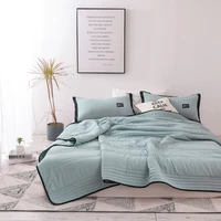 summer air conditioning thin striped cool quilt single double breathable office sofa bed cover bed cover blanket