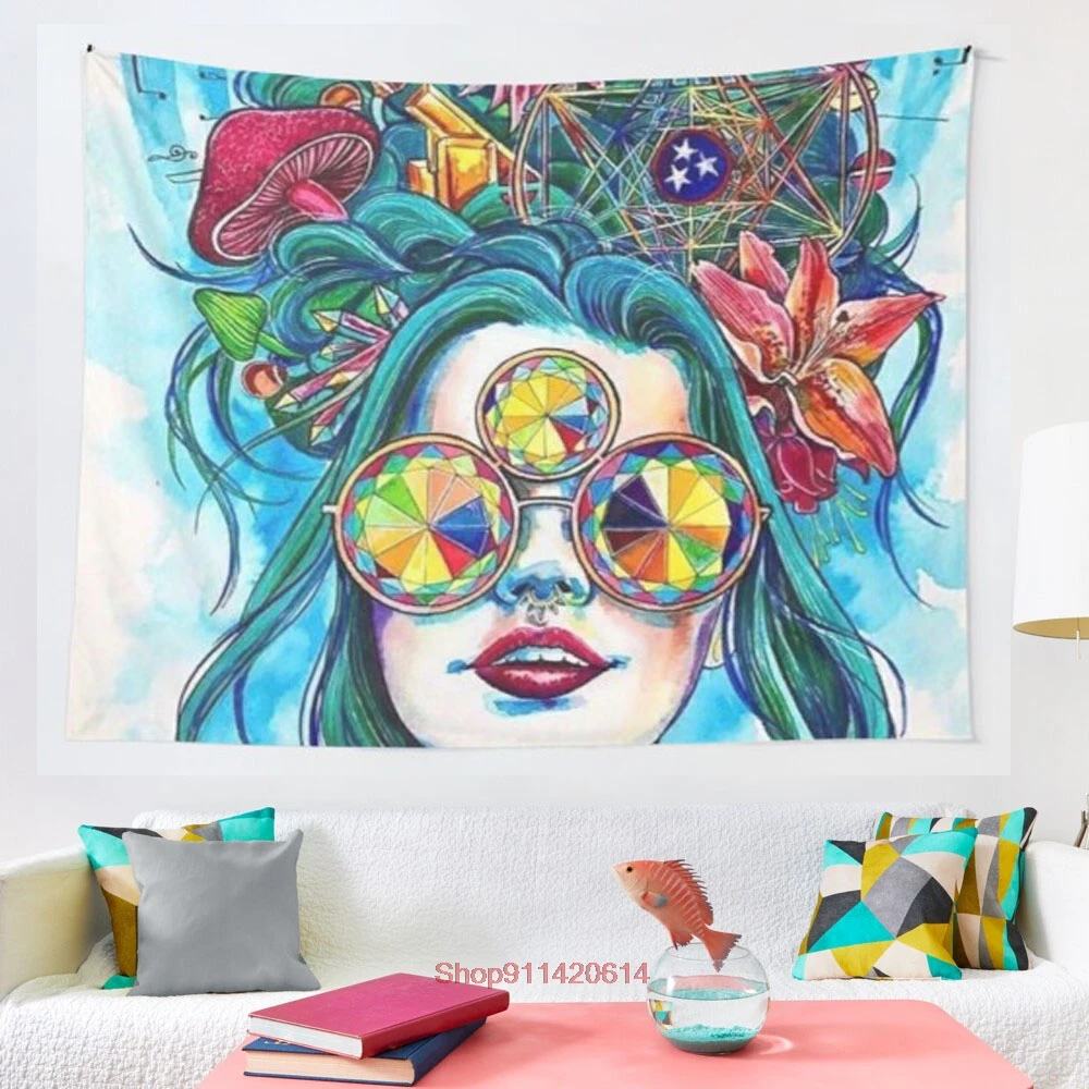 

Гобелен La Land HQ, настенный гобелен, Настенный декор, одеяло, постельное белье, занавеска