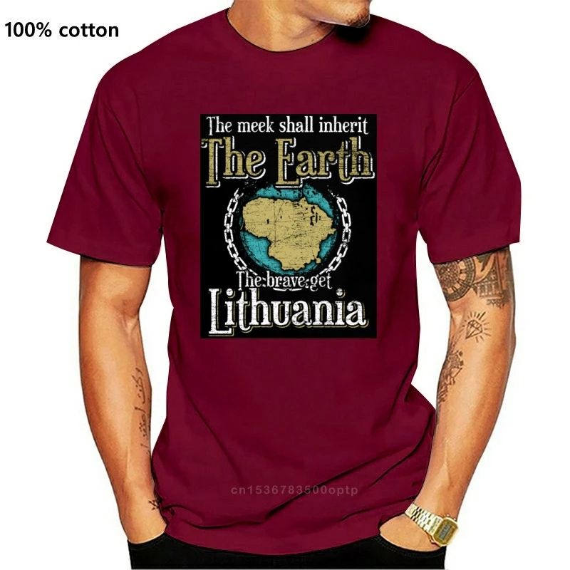 

Lithuania T Shirt Cute Basic Cotton Summer Style Natural Pictures Knitted Euro Size S-3xl Shirt
