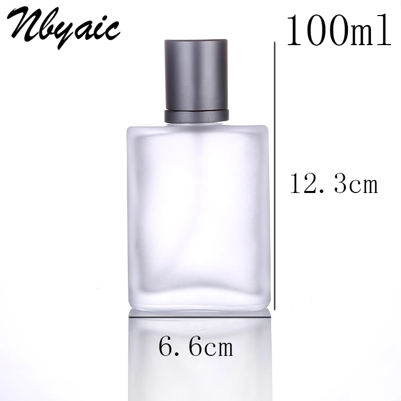 Nbyaic1Pcs30ml50ml100ml матовая пустая стеклянная бутылка достаточно распыляемая Бутылка для путешествий с запахом переносные многоразовые флаконы для духов