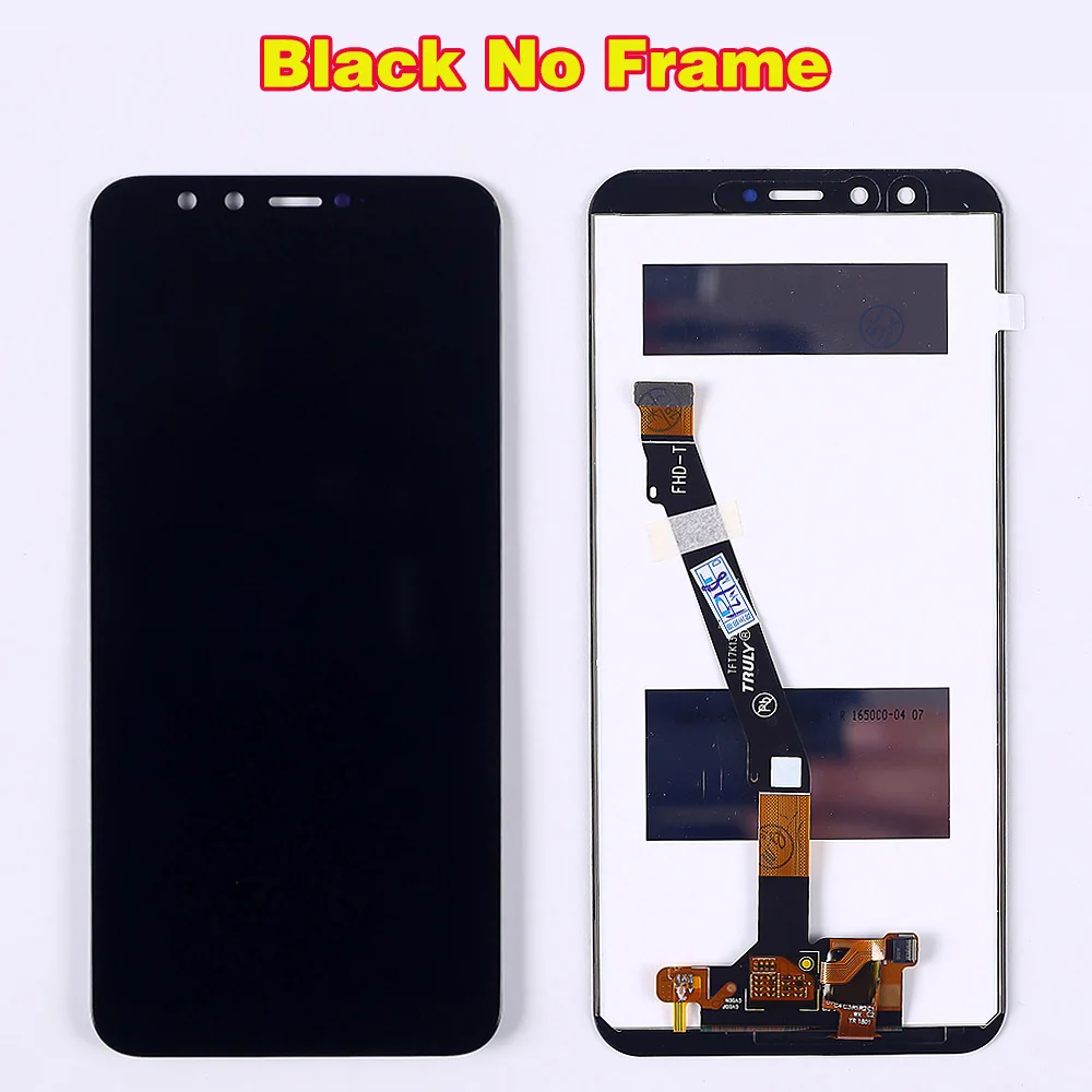 Black without Frame Vancca 5,65 дюймовый ЖК-дисплей для huawei Honor 9 lite 2160*1080 кодирующий преобразователь сенсорного экрана в сборе рамка с бесплатным закаленным стеклом - Цвет: Black without Frame