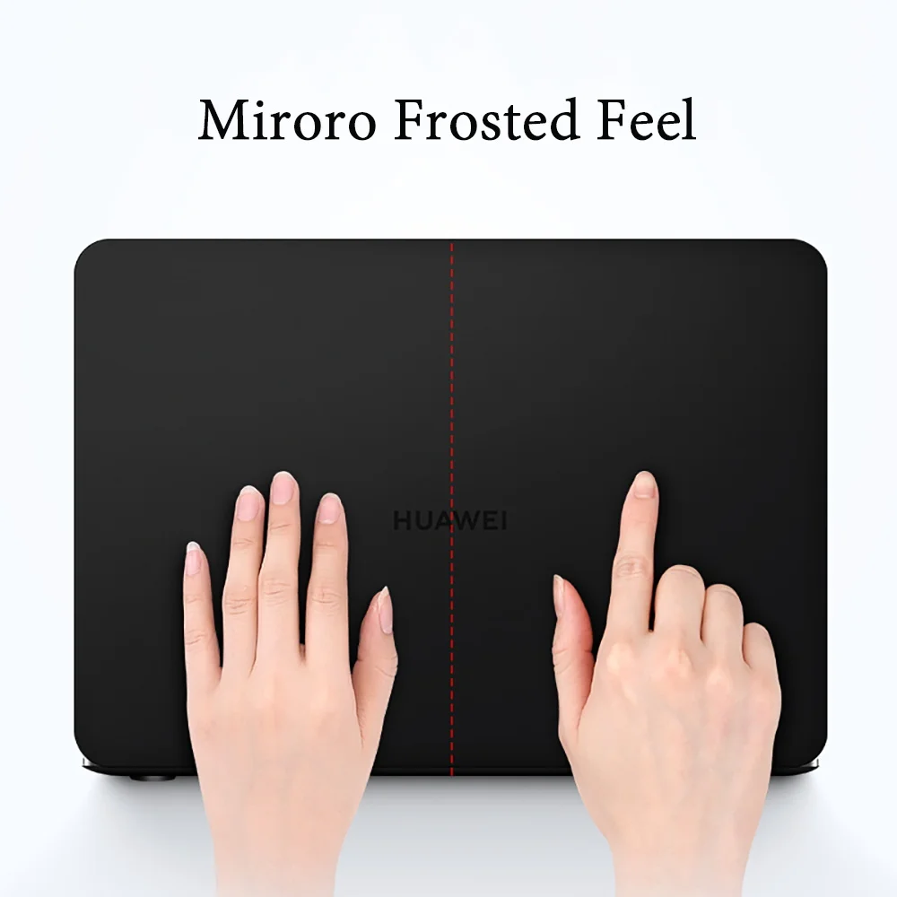 Чехол для ноутбука Huawei MateBook 13 14 D14 D15 2021 2020 матовый черный Жесткий Mate Book X Pro 9/X