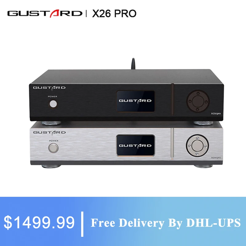 Preise Gustard DAC-X26 PRO DAC ESS9038 PRO * 2 Bluetooth 5,0 K2 Uhr Synthesizer X26PRO DSD512 PCM768KHz Decoder