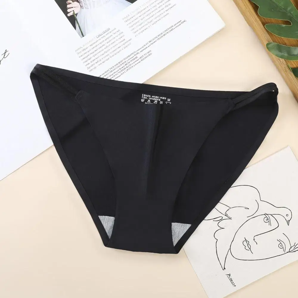 Женские летние брифы-бикини соблазнительные хлопковые дышащие сексуальные