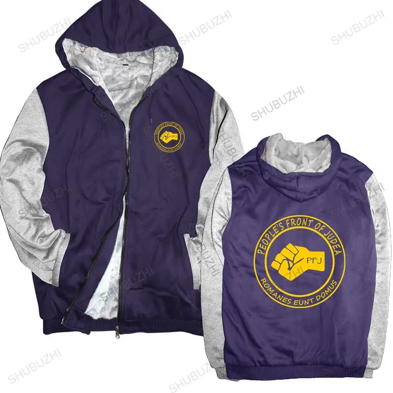 

winter hoodie warm coat Monty Python NEW DESIGN Romanes Eunt Domus thick hoody Life of Brian Parody brand winter jacket for boys