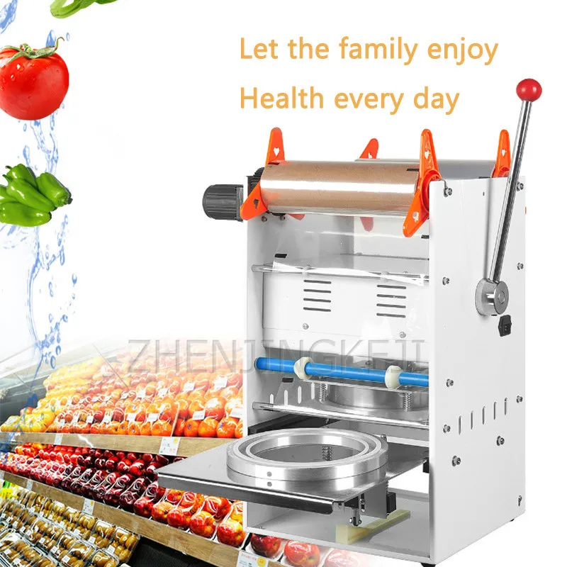 

Semi-automatic Sealing Machine Takeaway Keep Fresh Package Electric Delicatessen One Time Lock Fresh Box Sealer Equipment 220V