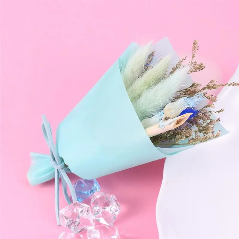 

Mini Dried Flower Bouquet Reed Pampas Rabbit Tail Grass For Wedding Christmas Valentine'S Day Gift DIY Photography Props