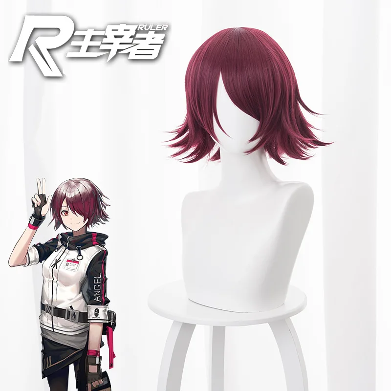 Парик аниме Ковчег может ангел красный с короткими волосами |