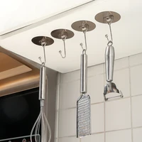 1510pcs stainless steel hooks strong self adhesive door wall hangers hooks suction heavy load rack cup sucker for bathroom