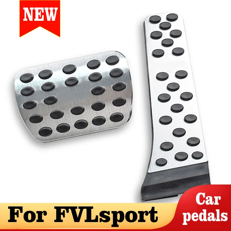 

For Mercedes-Benz C-class and E-class GLE GLC GLK EQC FVLsport Car Accelerator Brake FootRest Pedal Pad Cover Parts Accessories
