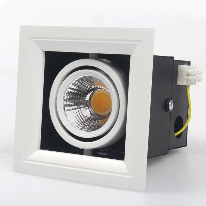 MR16 10W 20W 30W COB даунлайт с регулируемой яркостью теплый белый натуральный холодный