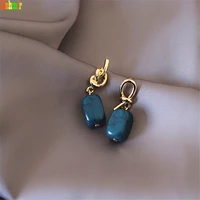 kshmir fashion elegant retro synthetic stone drop geometric earrings new accessories womens earrings wholesale wedding jewelry