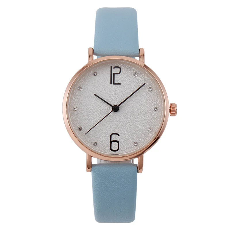 

Fashion Simple Leather Women Watches Ladies Casual Dress Quartz Watch Female Gift Clock