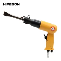 hifeson 175mm air hammer professional handheld pistol gas shovels 190y small rust remover pneumatic tools with 4 chisels set
