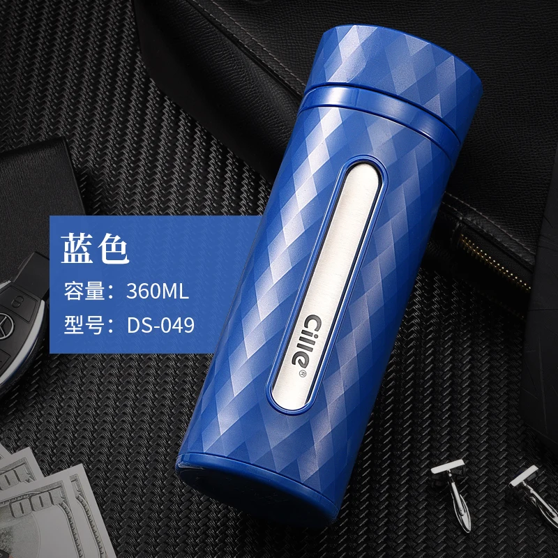 

Gym Bottle Thermos Vacuum Flask Filter Insulated Bottle Thermal Cup Coffee Mug Water Bottle Borraccia Office Home Thermo EE5BW