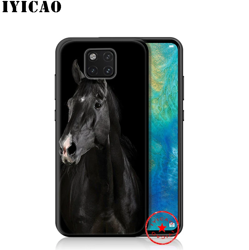 Мягкий чехол IYICAO Fine Horse Art Для huawei P30 P20 P10 P9 P8 2017 2016 2015 P Smart Z Plus 2019 mate 20 10 Lite Pro Mini |