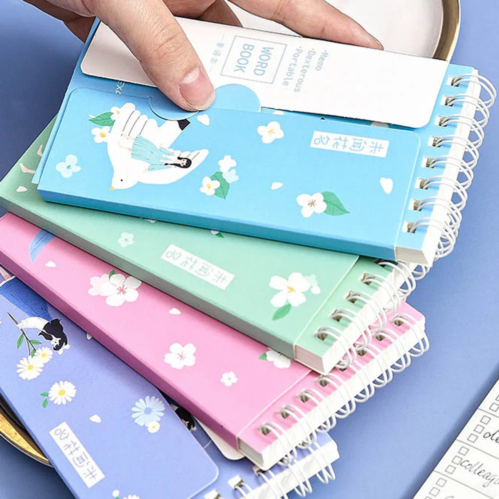 

Kawaii Portable Notebook Student Pocket Notepad Learning Word Book Memo Pad Words Memorize Card Office Supplies Stationery