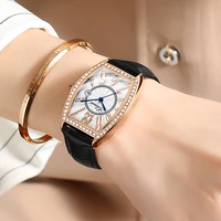 2021 fashion watch female wrist crystal diamond wristwatch luxury gift calendar quartz rose gold ladies watch dropshipping