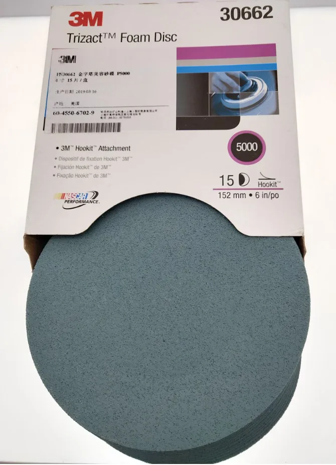 6 Inch 3M Trizact Foam Abrasive Disc Sanding Sponge Sandpaper 3000 Grit 5000 Dry Water Paper | Инструменты