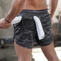 summer new fitness shorts fashion breathable quick drying gyms bodybuilding joggers shorts slim fit shorts camouflage sweatpants