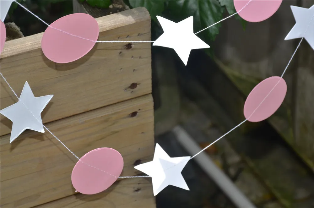 3 шт./партия звезда Круглый Круг гирлянда украшения занавес настенный поп диск