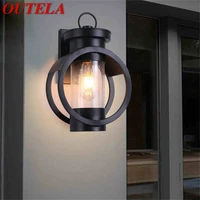 outela outdoor wall light retro sconce lamp waterproof classical home decorative for porch balcony
