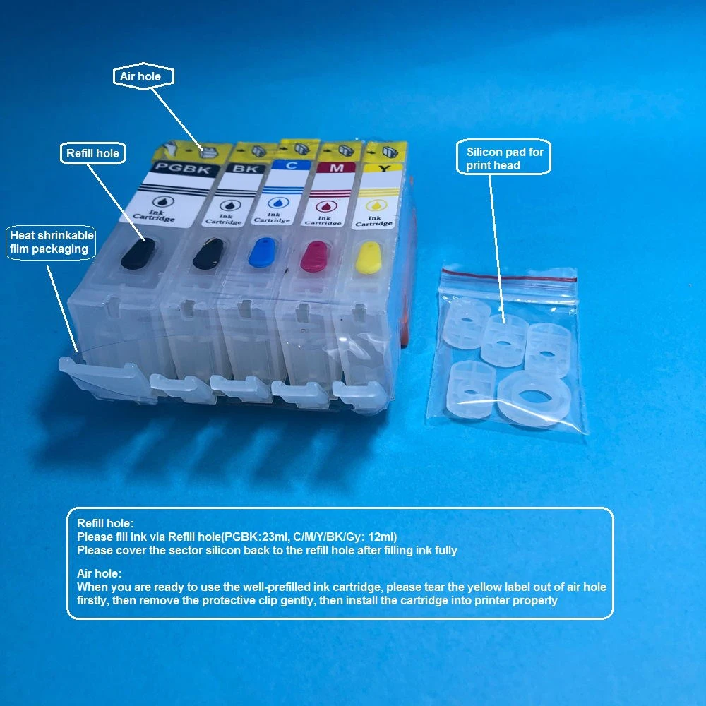 YOTAT 6 colors Empty refillable ink cartridge PGI-470 CLI-471 PGI470 CLI471 for Canon PIXMA MG7740 TS8040 TS9040 TS6040 TS5040 | Компьютеры