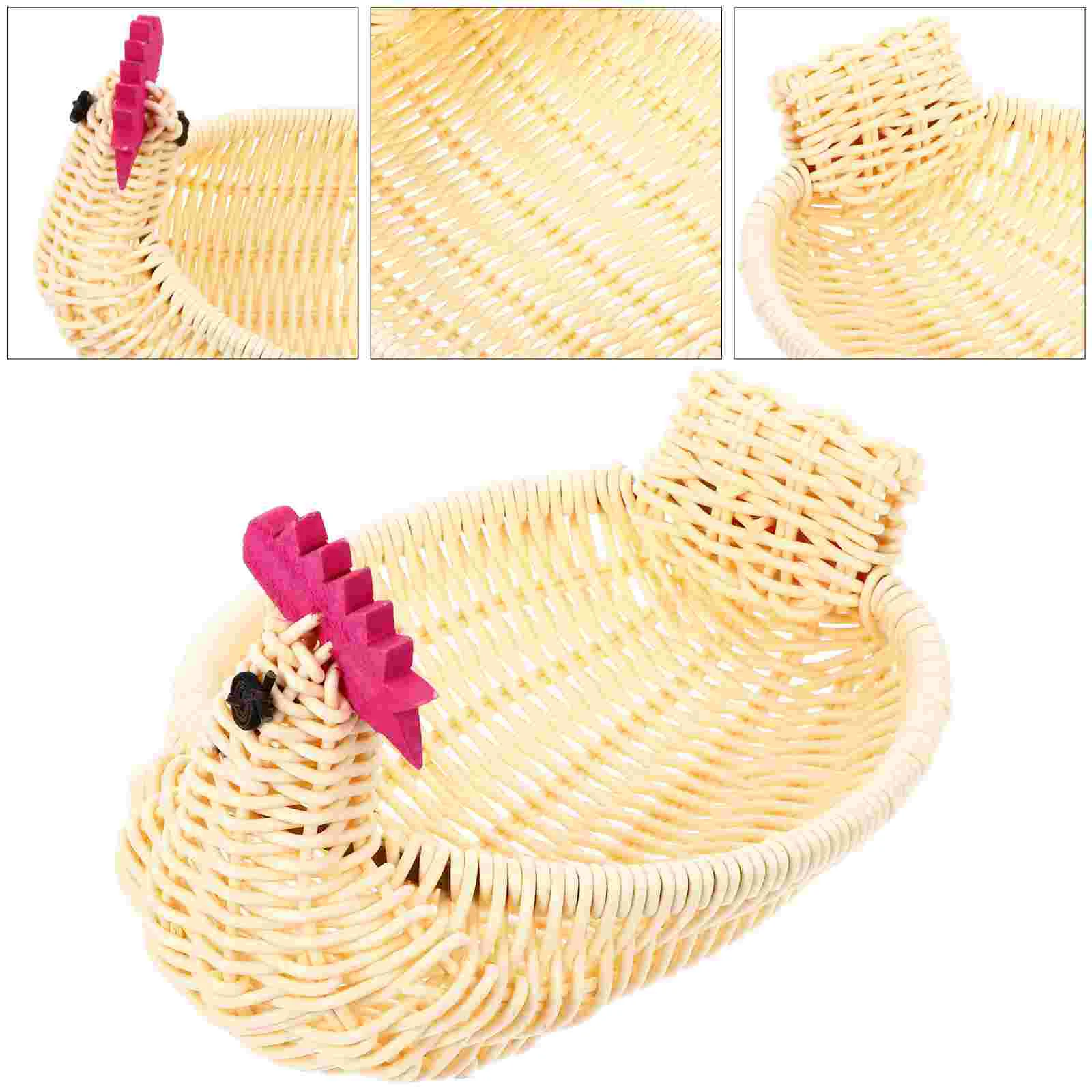 

Candy Storage Basket Animal Shaped Fruit Holder Easter Decoration Container