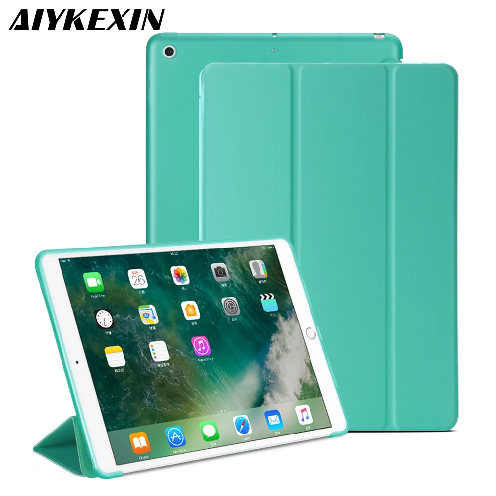 AIYKEXIN чехол для ipad 5 го 6 поколения PU кожаный 2017 2018 мягкая задняя смарт крышка