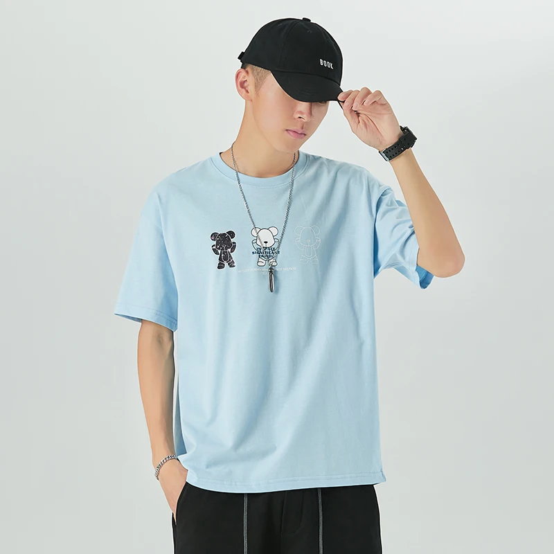 

Men's T-shirt Cotton Solid Color t shirt Men Causal O-neck Basic Tshirt Male High Quality Classical Tops HST1292