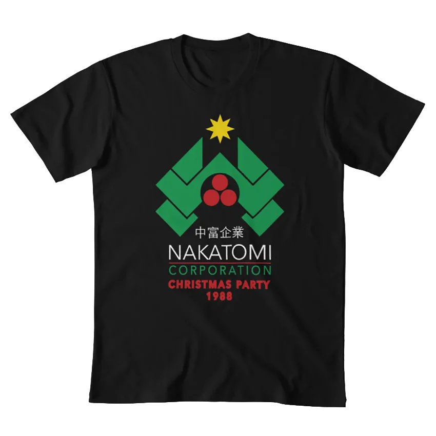 Рождественская футболка Nakatomi Corporation вечеринка nakatomi вечеринка|Мужские футболки| |