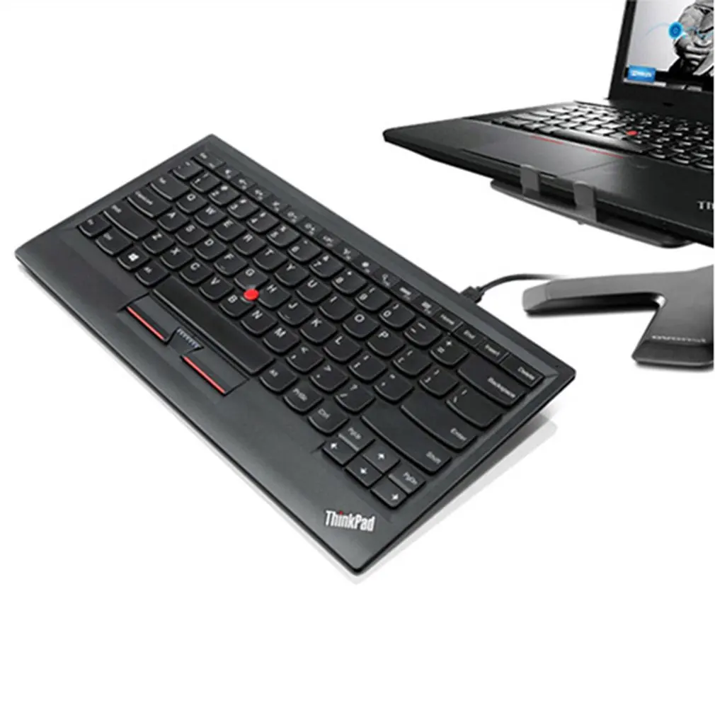 

Lenovo Thinkpad 0B47190 USB Small Red Dot Wired Keyboard Business Office Keyboard Computer Office Accessories