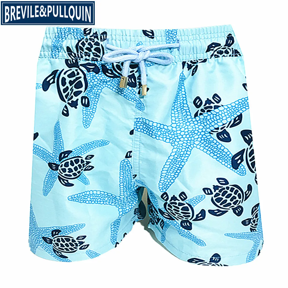 C Brand Fashion Brevile pullquin Beach Board Shorts Men Turtles Swimwear Bermuda Quick Dry Adults Swimtrunks M L XL XXL - Цвет: C
