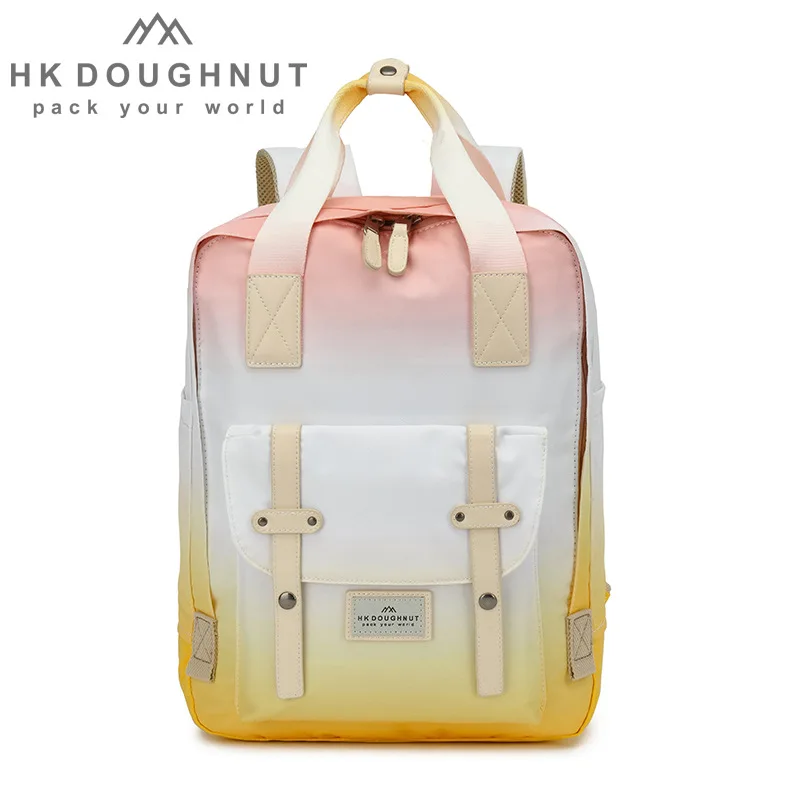 

Han edition doughnuts backpack backpack female ins tide female bag male students wind gradients