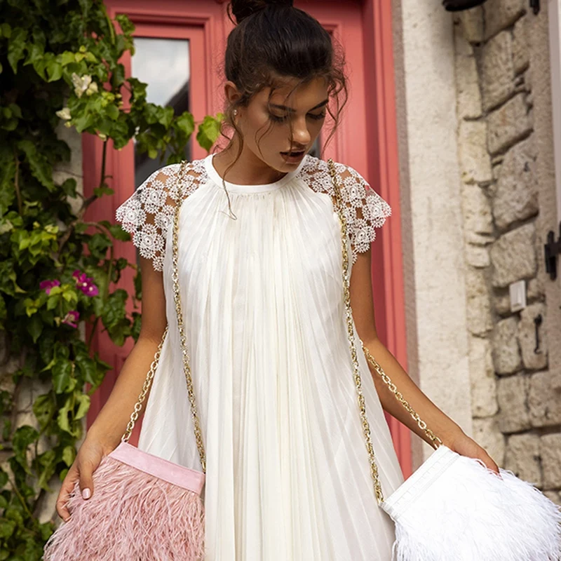 

New Summer Women's Dress Round Neck Short Sleeve Dress Pregnant Women's Loose Long Dress