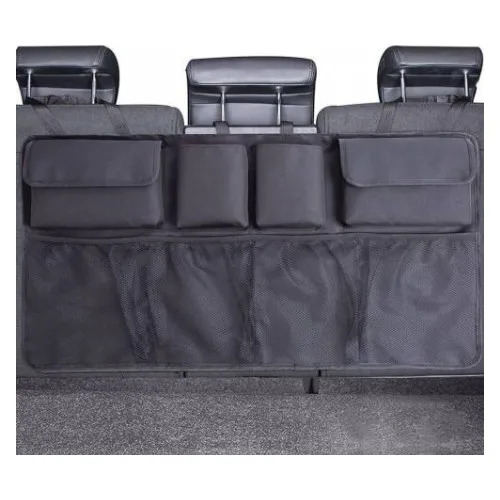 

Автомобильный багажник Организатор сумка для хранения на заднее сиденье высокого Ёмкость регулируемый авто спинка сиденья ткань Оксфорд