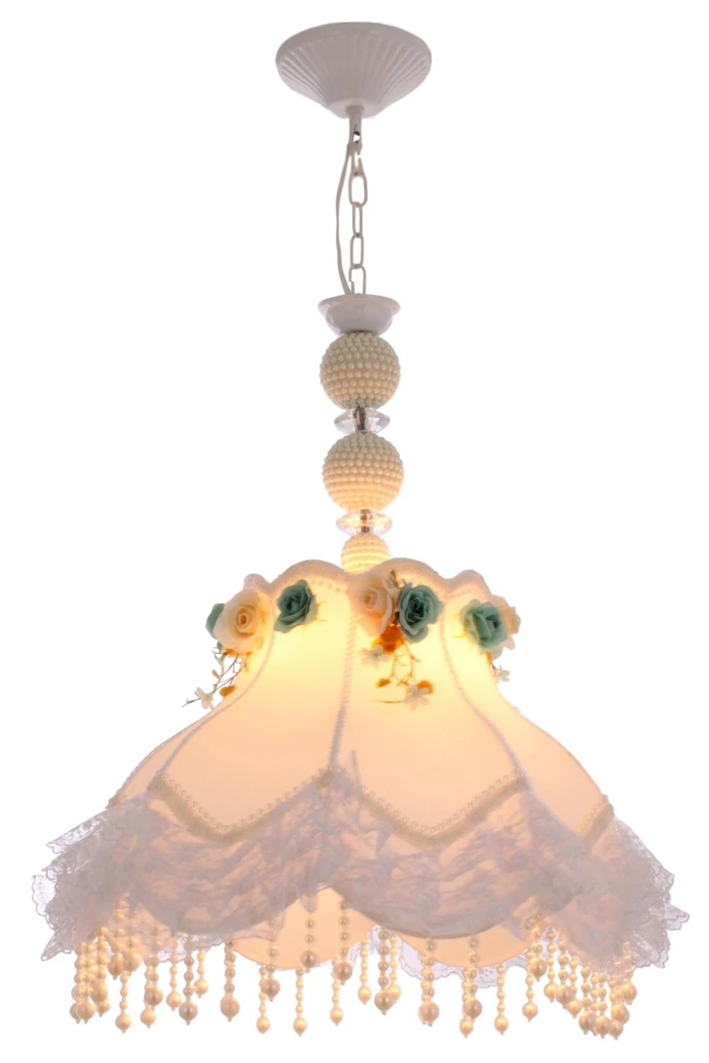 

AVONNI AV-65188-M1 White Painted Classical Chandelier, E27, Meta