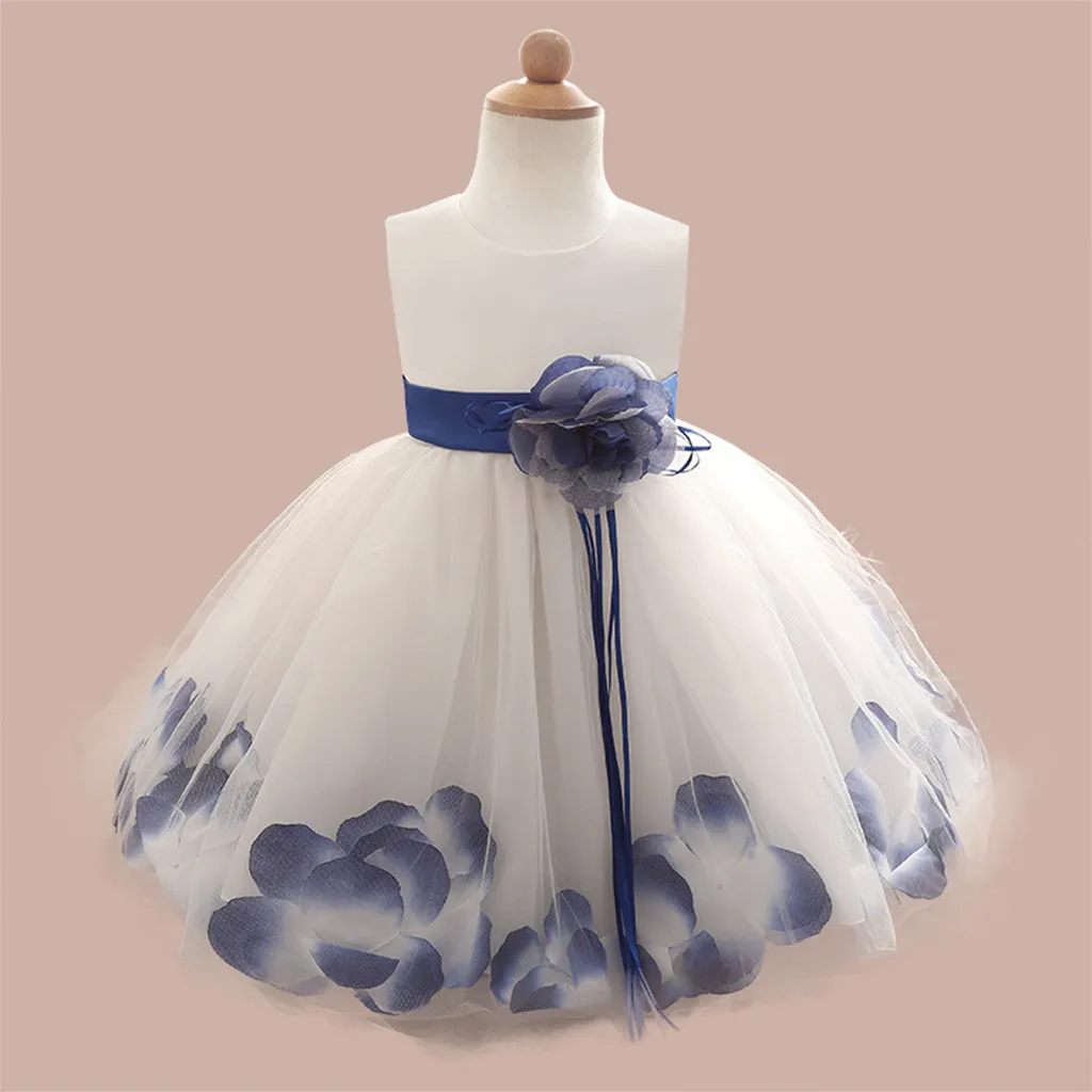 Flower Girl Dress Wedding Princess Tulle Birthday Party Ceremonies Lace Kids Dresses Children Clothes Baby For | Детская одежда и