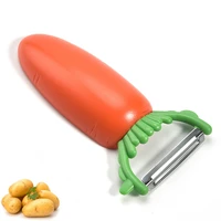 stainless steel vegetable fruit peeler creative carrot shape potato cucumber grater multi function corkscrew kitchen gadget