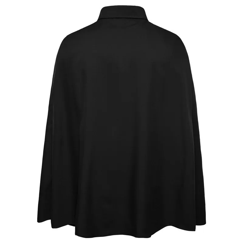 Мужская приталенная рубашка повседневный однобортный плащ-смокинг с длинным