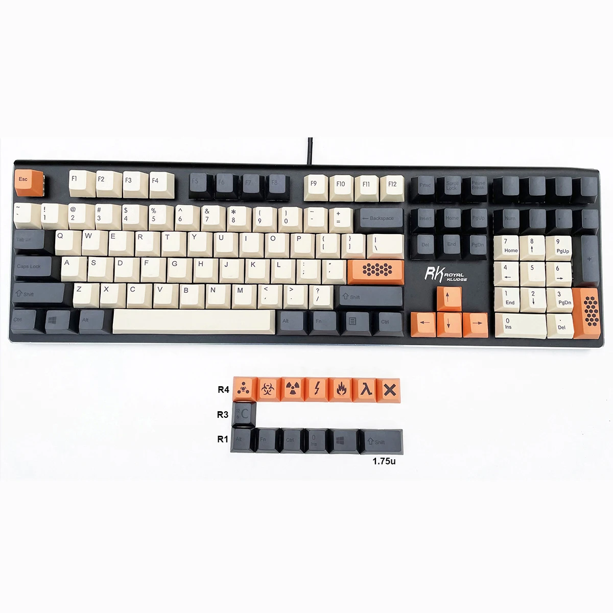 Колпачки для клавиш из углеродного волокна толстые PBT краситель верхняя печать